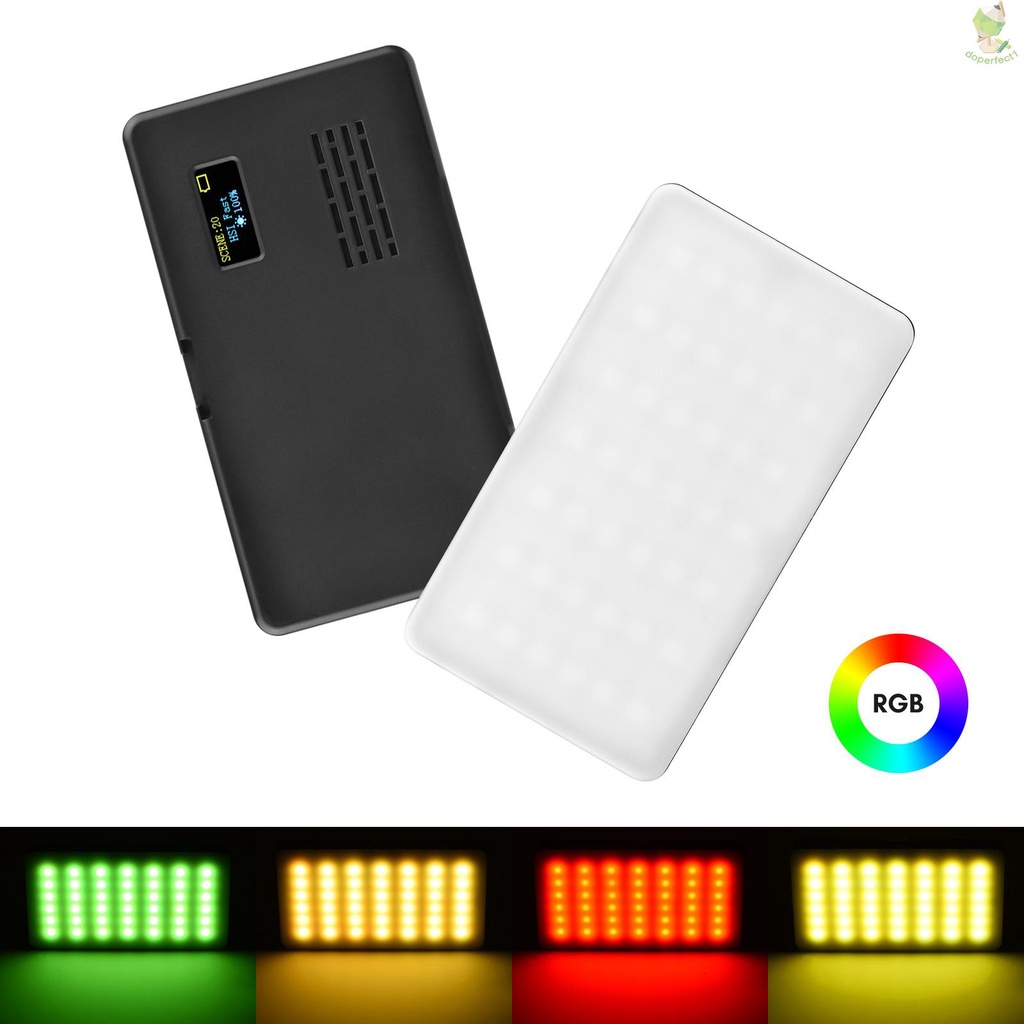 Đèn led rgb 2500k-9000k 20 Hiệu Ứng Xây Dựng Với Pin Có Giá Đỡ Cho selfie live stre came-9.7