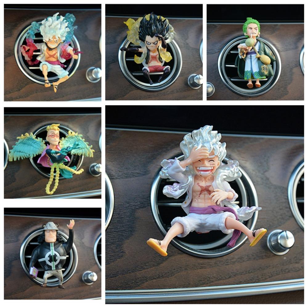 Mmluck Mô Hình Nhân Vật luffy zoro nami luffy 8cm Trang Trí Lỗ Thông Gió Xe Hơi