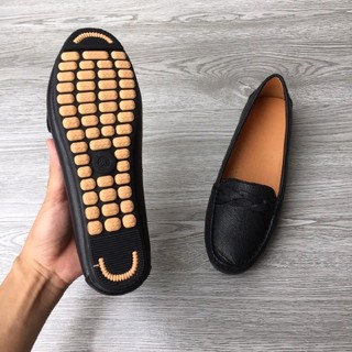 giày mọi da bò thật