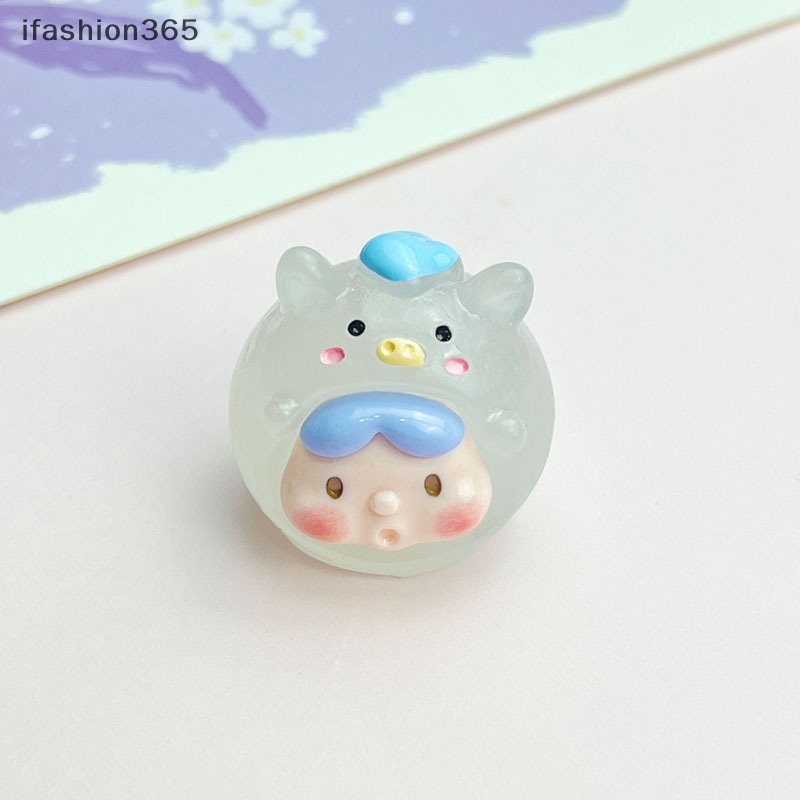 Mô Hình Biểu Tượng Cung Hoàng Đạo Hoạt Hình mini 2cm Bằng Nhựa resin Phát Sáng Thời Trang ifashion365