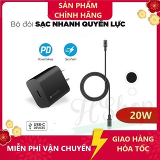 [ 20W / 30W ] Combo - Cốc sạc nhanh Mophie Power Delivery 20W  / Cốc sạc GaN 30 W có MFI ( có bán lẻ củ sạc và dây sạc )