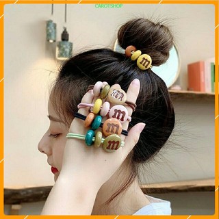 Dây Cột tóc kẹo socola M dễ thương