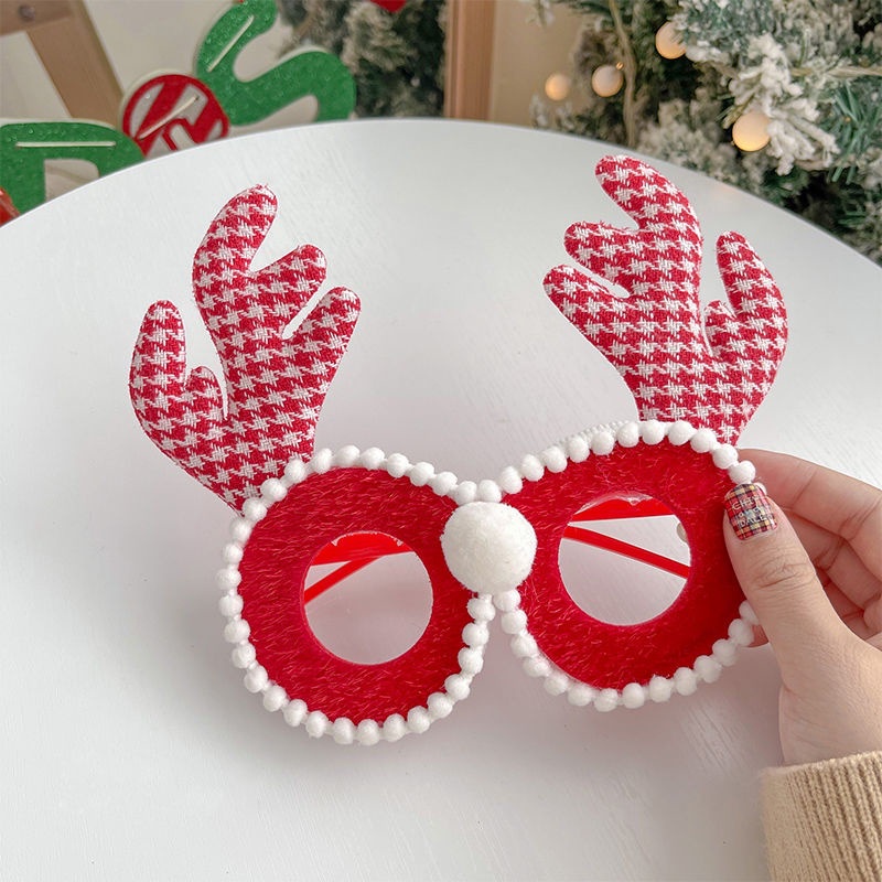 Mắt Kính js-Cristmas Dễ Thương Trang Trí Tiệc Giáng Sinh Cho Bé