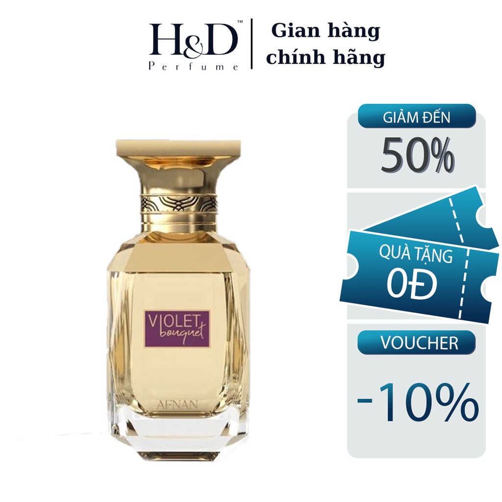 Nước hoa Dubai Nữ Afnan Violet Bouquet EDP Hương Nhẹ nhàng Tinh tế 5ml/ 10ml HD Perfume