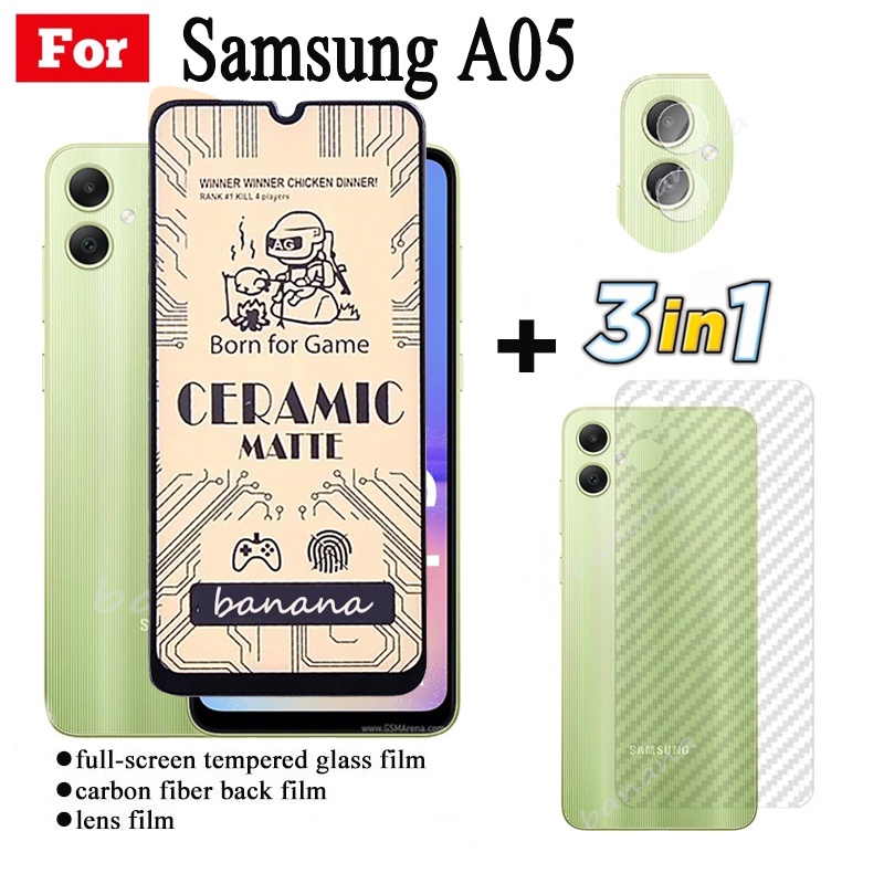 Kính Cường Lực Bảo Vệ Màn Hình 3 Trong 1 Cho samsung a05 a 05 a0 5 a05s a04 a04s a04e a14