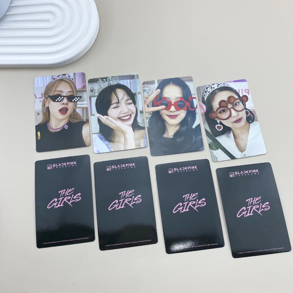 Bộ 55 Thẻ Hình Nhóm Nhạc blackpink Xinh Xắn