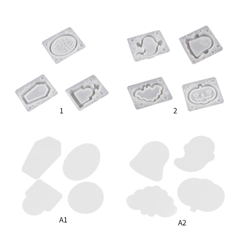 Weizz Khuôn Làm Móc Khóa Bằng Nhựa epoxy Pha Lê Mềm diy