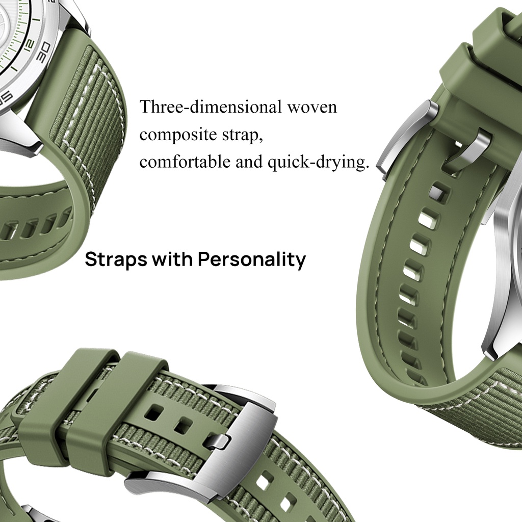 Dây Đeo nylon silicone Cho Đồng Hồ Thông Minh huawei gt 4 gt4