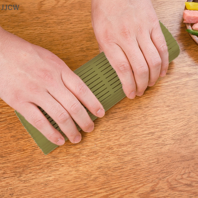 Thảm Cuộn sushi Bằng Nhựa Màu Xanh Lá Cây Lớn diy Cho Nhà Bếp qqw