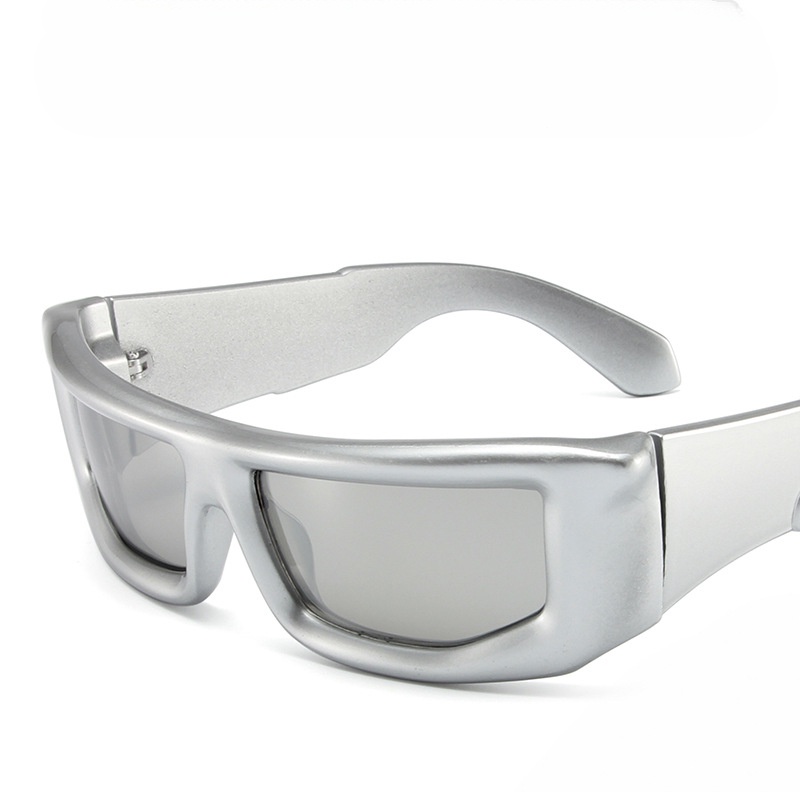 Y2k Kính Râm Tráng Gương Phong Cách punk Thể Thao Thời Trang Cho Nam Và Nữ