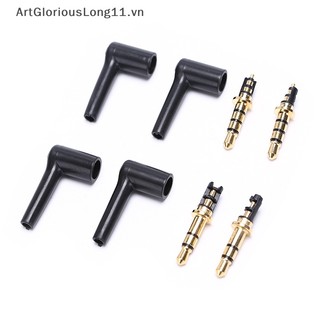 Set 2 giắc cắm tai nghe 3.5mm 90 độ