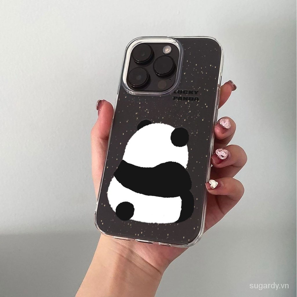 Ốp Điện Thoại Chống Sốc Hình Gấu Trúc Cho iphone 15pro 15promax 14promax 13promax 11promax 15 14 13 12 11 pro max xr x xsmax 7 8 plus