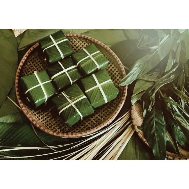 BÁNH CHƯNG CHAY NHỎ THƠM NGON