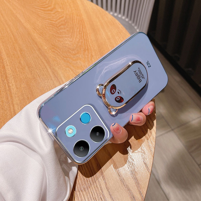 Ốp Điện Thoại Có Giá Đỡ Hình Gấu Trúc Cho xiaomi redmi note 13 pro plus note 13 pro +