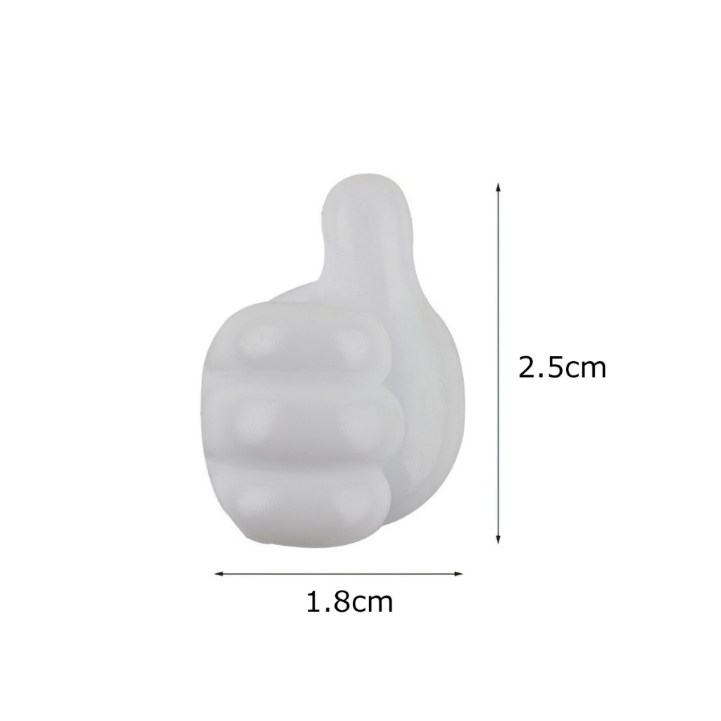 Miếng Dán Tường Hình Bàn Tay Tiện Lợi Dễ Thương Cố Định Dây Sạc Đa Năng - Giao màu ngẫu nhiên - L.H Store