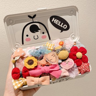 Set 10 Kẹp Tóc Nơ Dễ Thương Cho Bé Gái