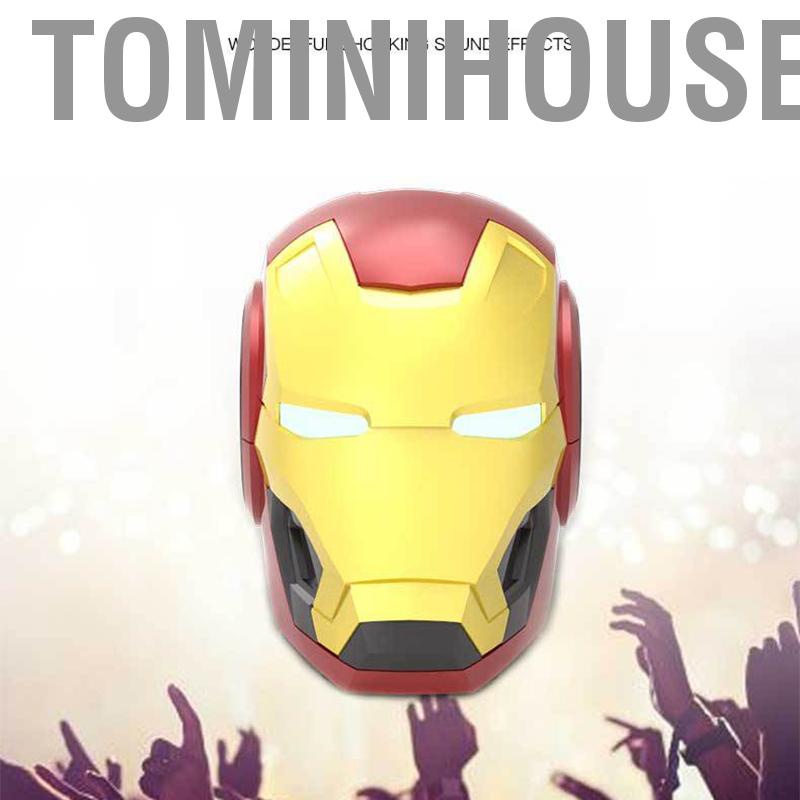 Tominihouse Speaker Innovative Mini Cartoon Character Deep Bass HiFi Stereo Outdoor  for Home