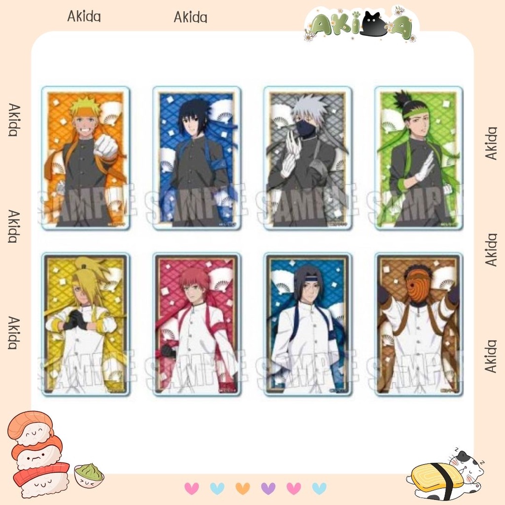 Pack random/Thẻ nhân phẩm - Clear card ver cổ động - naruto