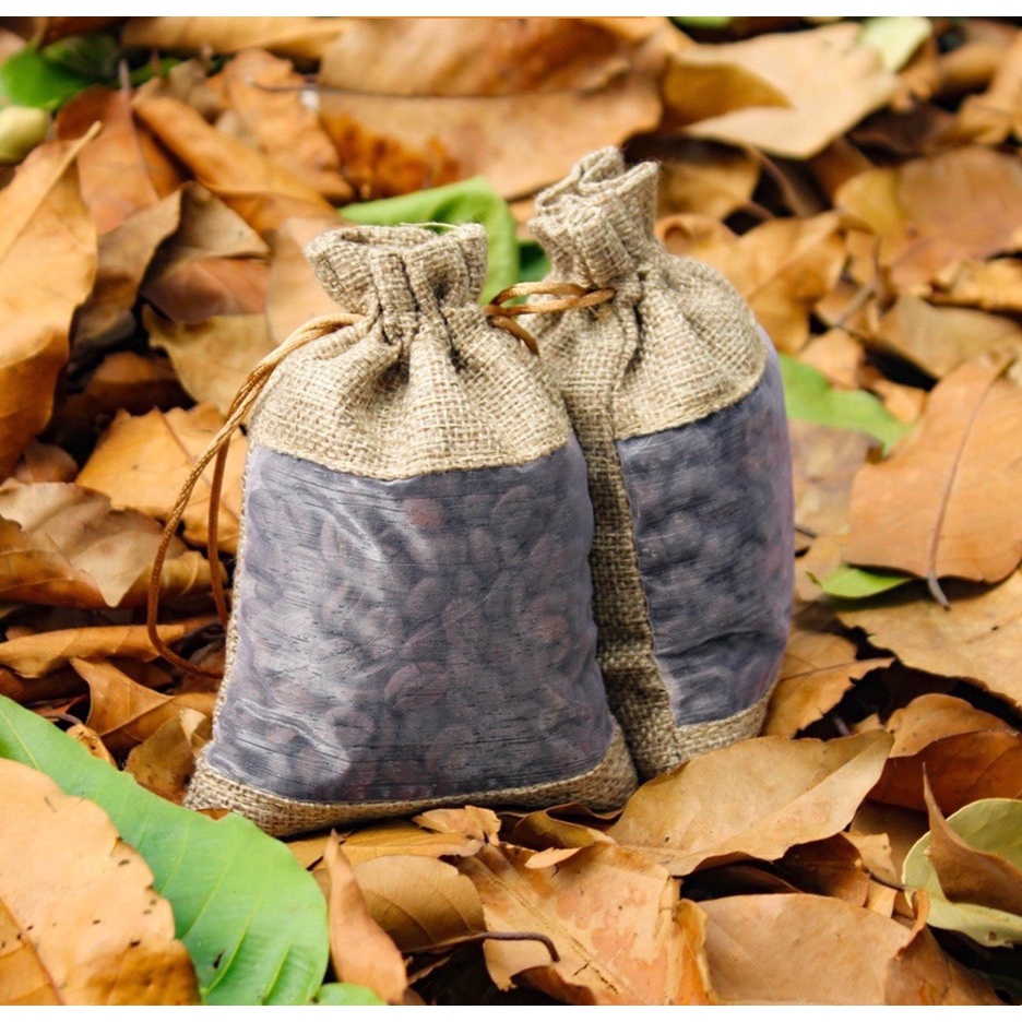 Túi cafe hút mùi treo xe, túi cà phê khử mùi ô tô, phòng, tủ quần áo, cafe treo xe | BigBuy360 - bigbuy360.vn