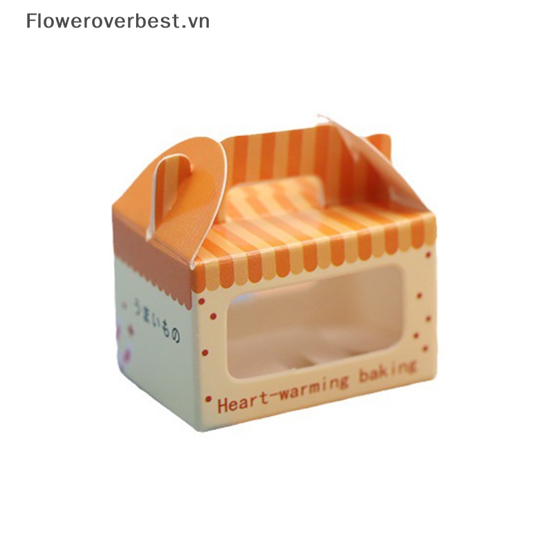 Fbvn Set 3 Hộp Đựng Bánh / Món Tráng Miệng Nhỏ Xinh Trang Trí Nhà Búp Bê 1: 12