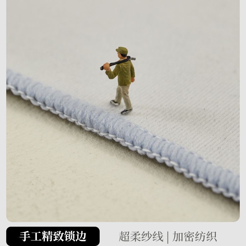 Thảm Nhung Lót Sàn Hình Tròn Chống Trượt Trang Trí Nội Thất