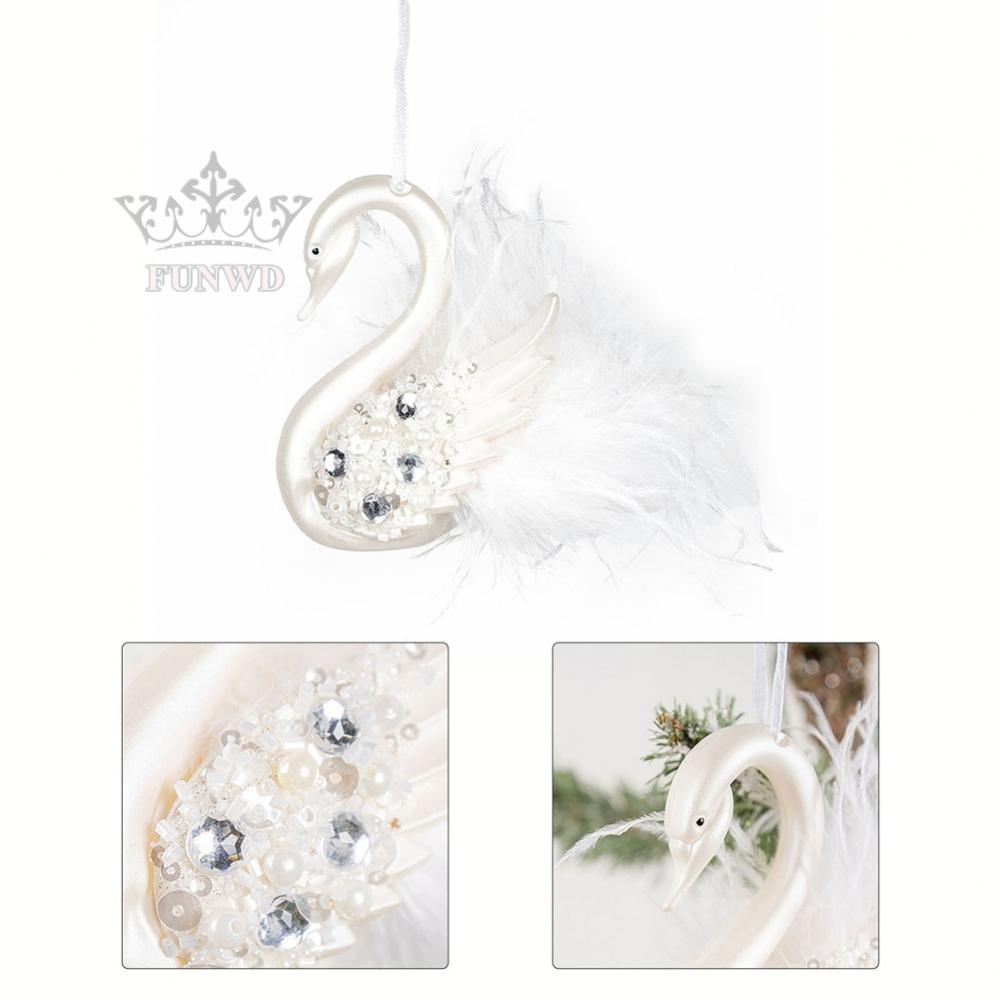 Christmas Decoration Christmas Tree Pendant Cm Exquisite Handmade Feathers