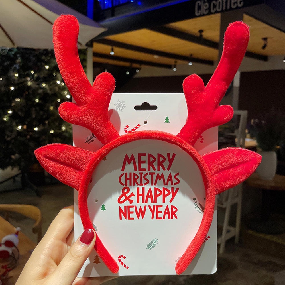 Băng Đô Cài Tóc Hình Sừng Tuần Lộc Giáng Sinh 2023