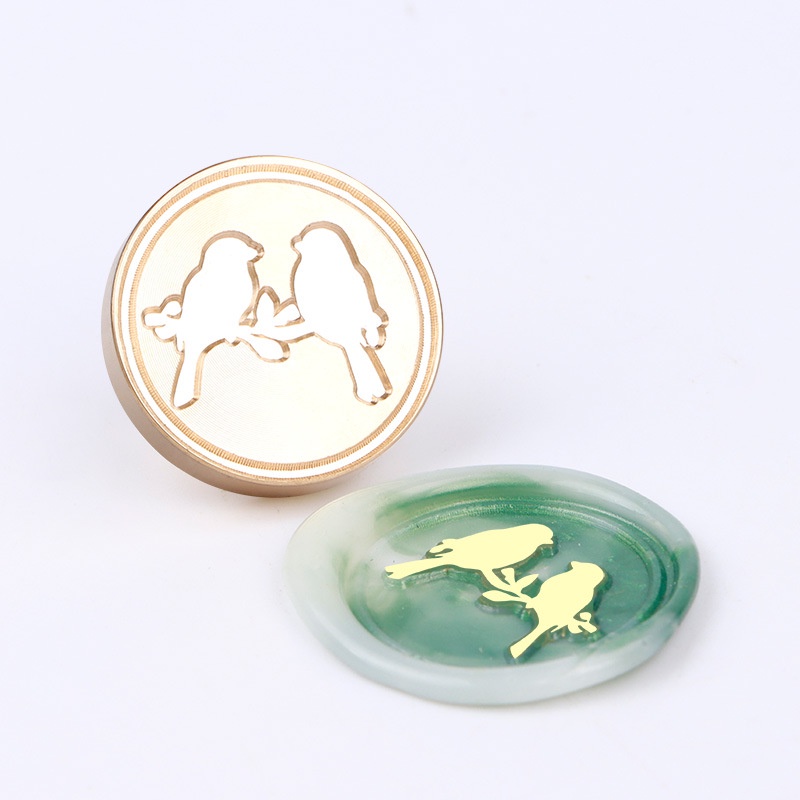 Con Dấu Sáp 25mm In Hình Động Vật Thỏ / Sói / Ong Trang Trí Thiệp Cưới