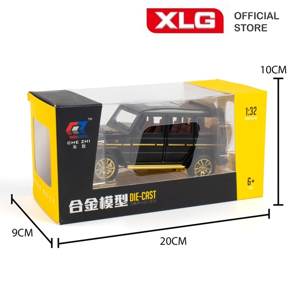 Mô hình xe Mercedes G63 AMG cao cấp bằng kim loại có đèn led âm thanh
