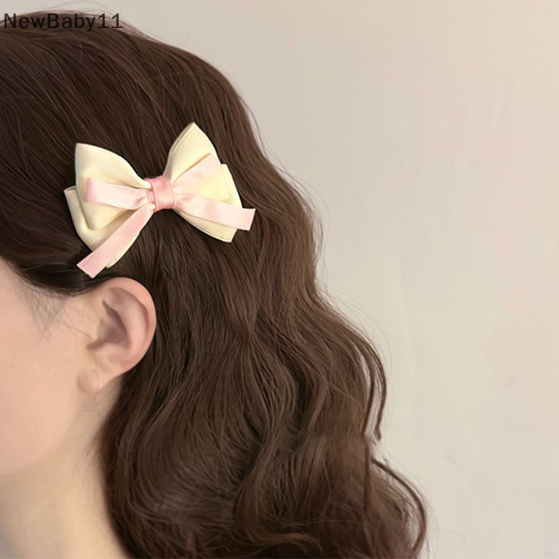 Bộ 2 Kẹp Tóc Nơ Phong Cách Hàn Quốc Dễ Thương Dành Cho Bé Gái