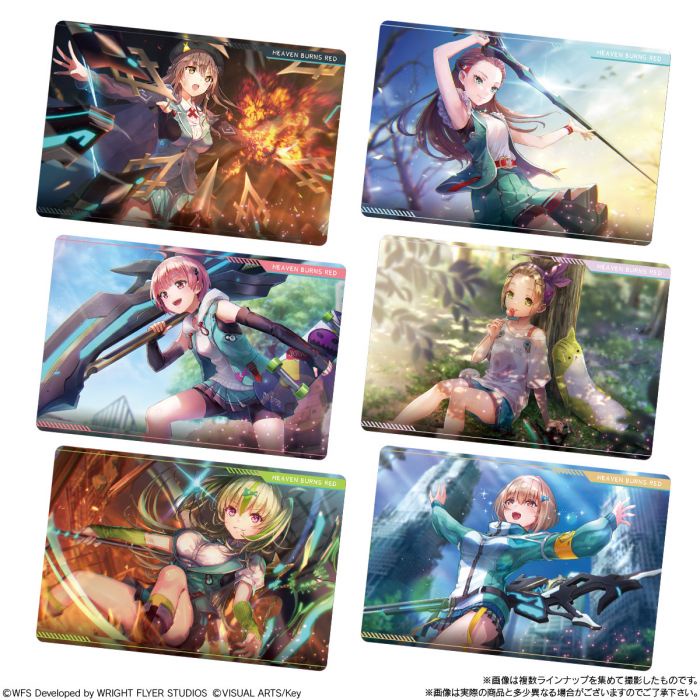 Thẻ wafer nhân phẩm Heaven Burn Red vol 2