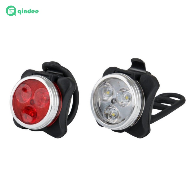 Bộ Đèn Pha Trước / Sau Chống Thấm Nước ipx4 Kèm Sạc Tiện Dụng Cho Xe Đạp Địa Hình mtb