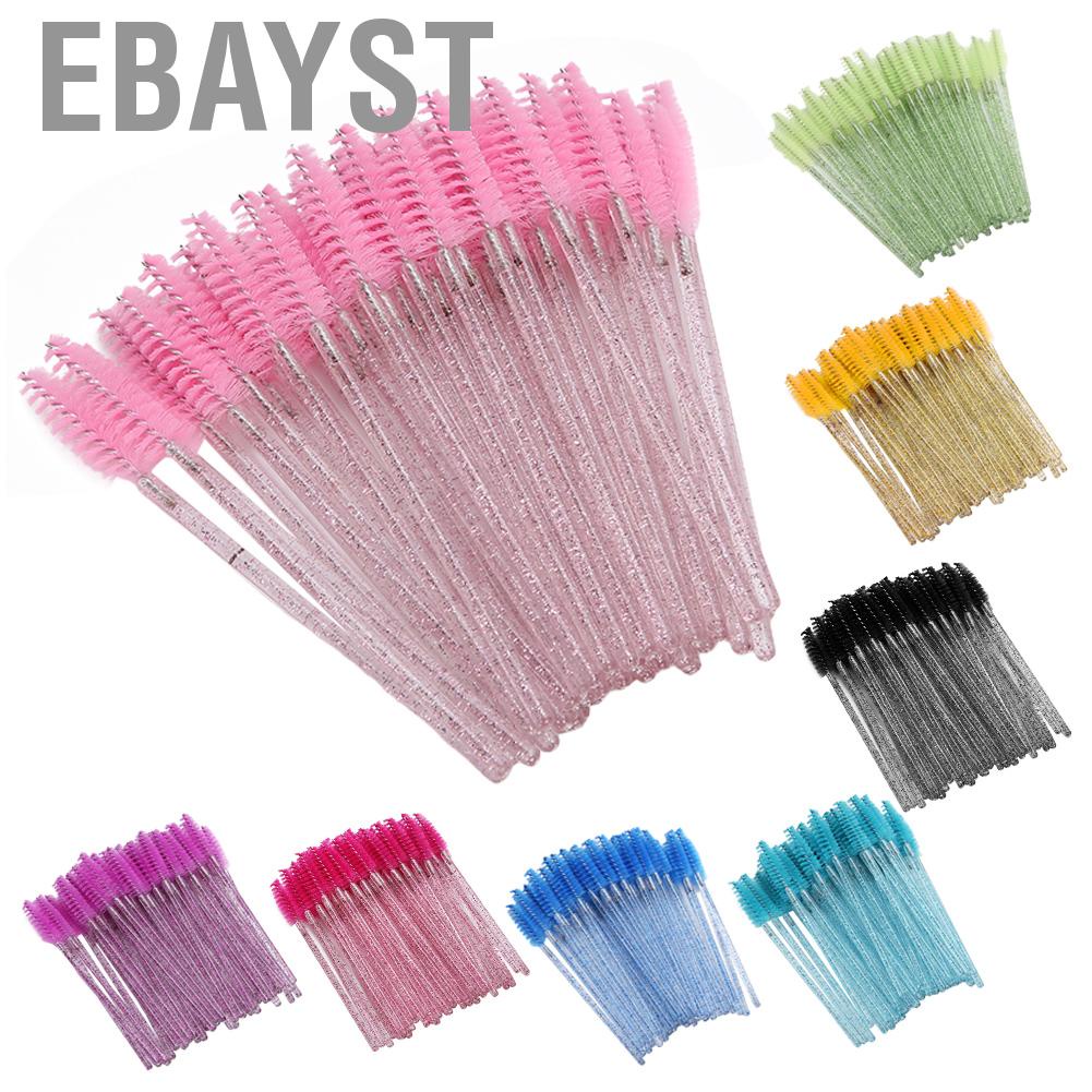 Ebayst Non‑toxic Disposable Eyebrow Brush  Eyelash for Practice Makeup
