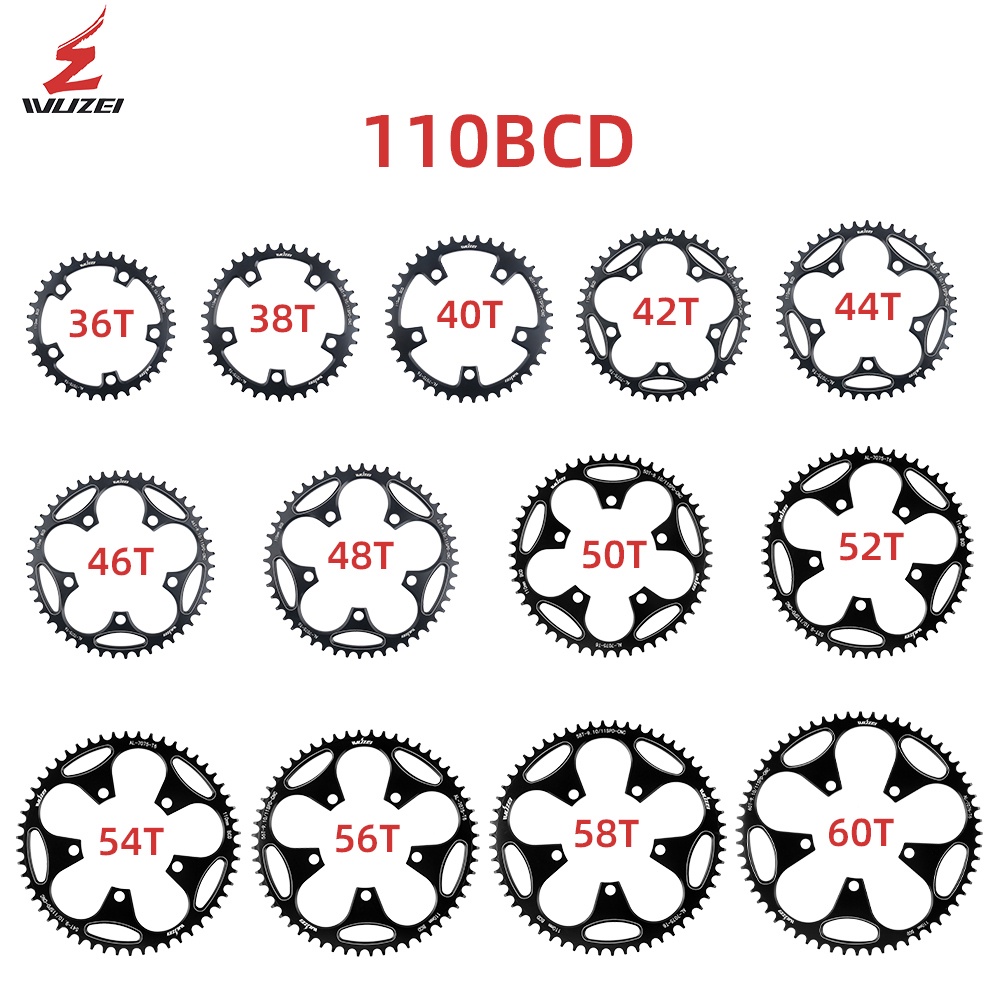 Dây Xích Xe Đạp 110 / 130bcd 36 / 38 / 40 / 42 / 44 / 46 / 48 / 50 / 52 / 54 / 56 / 58 / 60t 110bcd / 130bcd