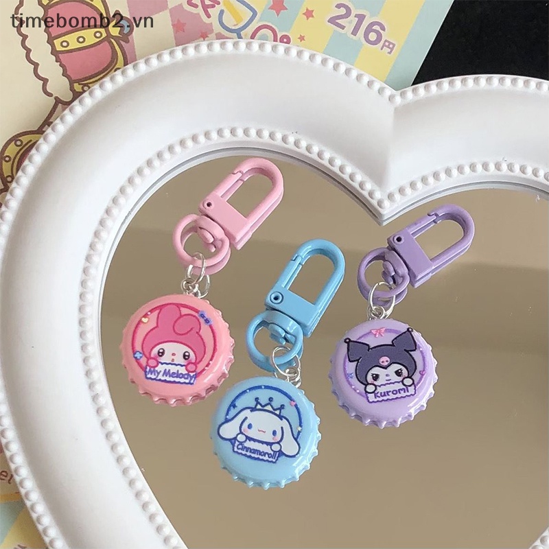 SANRIO  Móc Khóa Ba Lô / Balo / Túi Xách Hình my melody purin pocha kawaii kittty kuromi cinnamoroll my melody purin Làm Quà Tặng Sinh Nhật Cho Bé ~