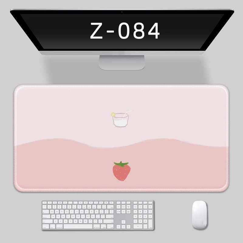 Tấm Lót Chuột Và Bàn Phím Cỡ Lớn In Họa Tiết Hoạt Hình Dễ Thương Tiện Dụng Cho Văn Phòng