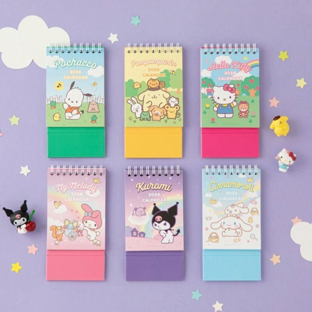 Lịch Để Bàn mini 2024 Kumi Hoạt Hình Dễ Thương Cho Bé Gái