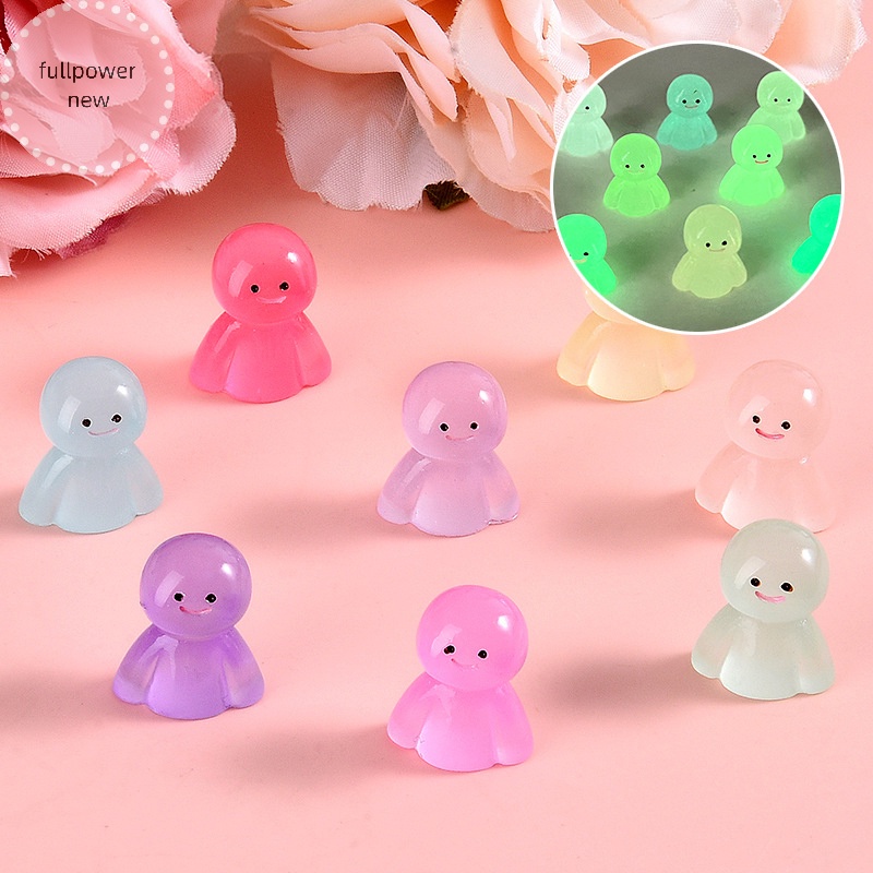 Fullpowernew Set 10 Búp Bê Dạ Quang Phát Sáng Trong Bóng Tối Trang Trí Vườn diy vn