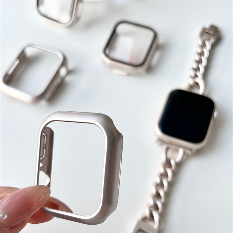 Mới Ốp Bảo Vệ Bằng pc Cứng Chống Va Đập Cho apple watch 41mm 45mm s9 7 8 6 5 40mm 44mm 42mm 38mm 3 se 49mm