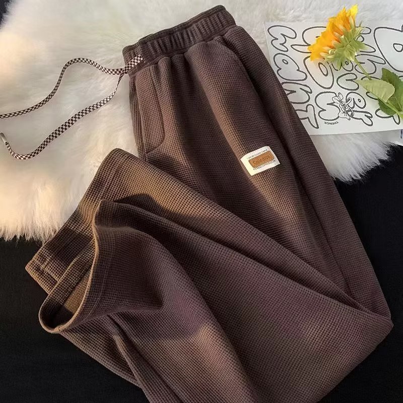 Quần Dài Dáng Suông Họa Tiết Kẻ Sọc Đơn Giản Hợp Thời Trang Cho Nam