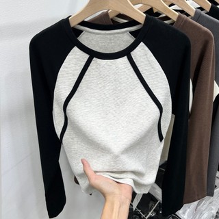 [45-150kg] Áo Thun Nữ Dài Tay oversized c12342