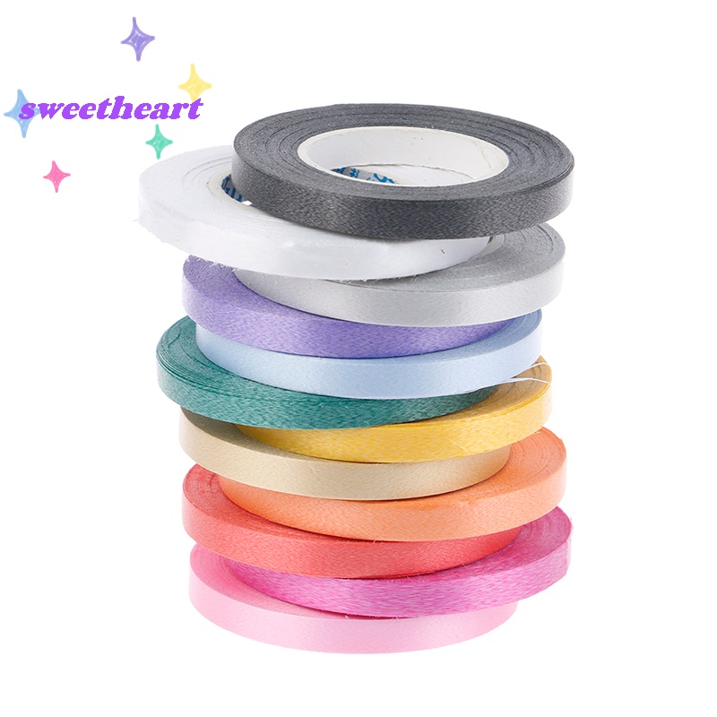 Cuộn Dây Ruy Băng Lụa sa 10m Trang Trí Tiệc Cưới / Sinh Nhật
