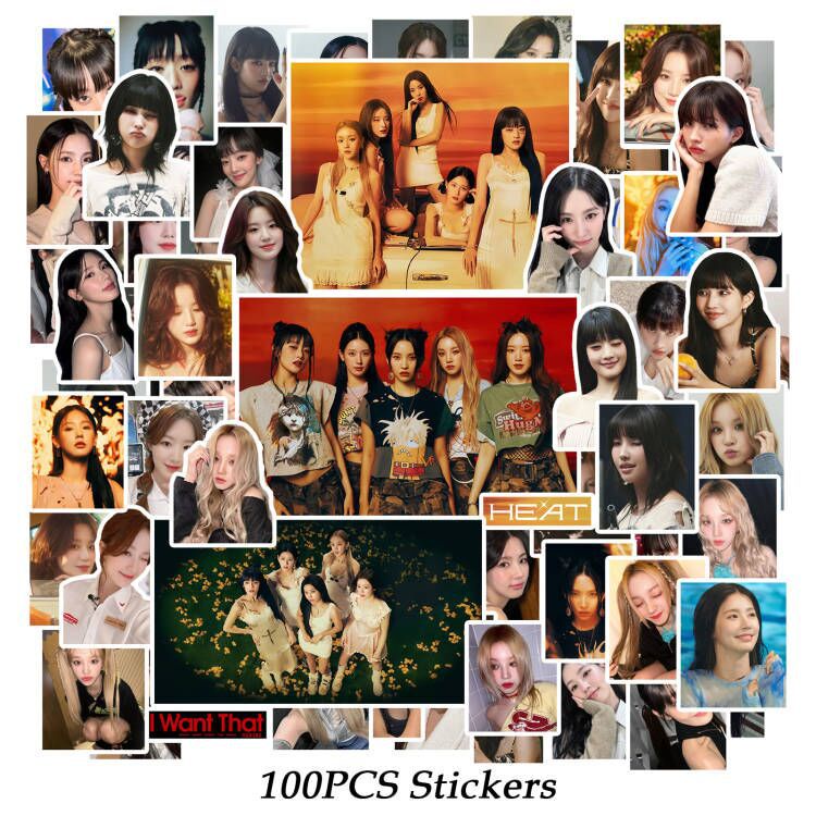 GIDLE Album HEAT Sticker G-IDLE MINNIE Phone Luggage Laptop Decor Stickers