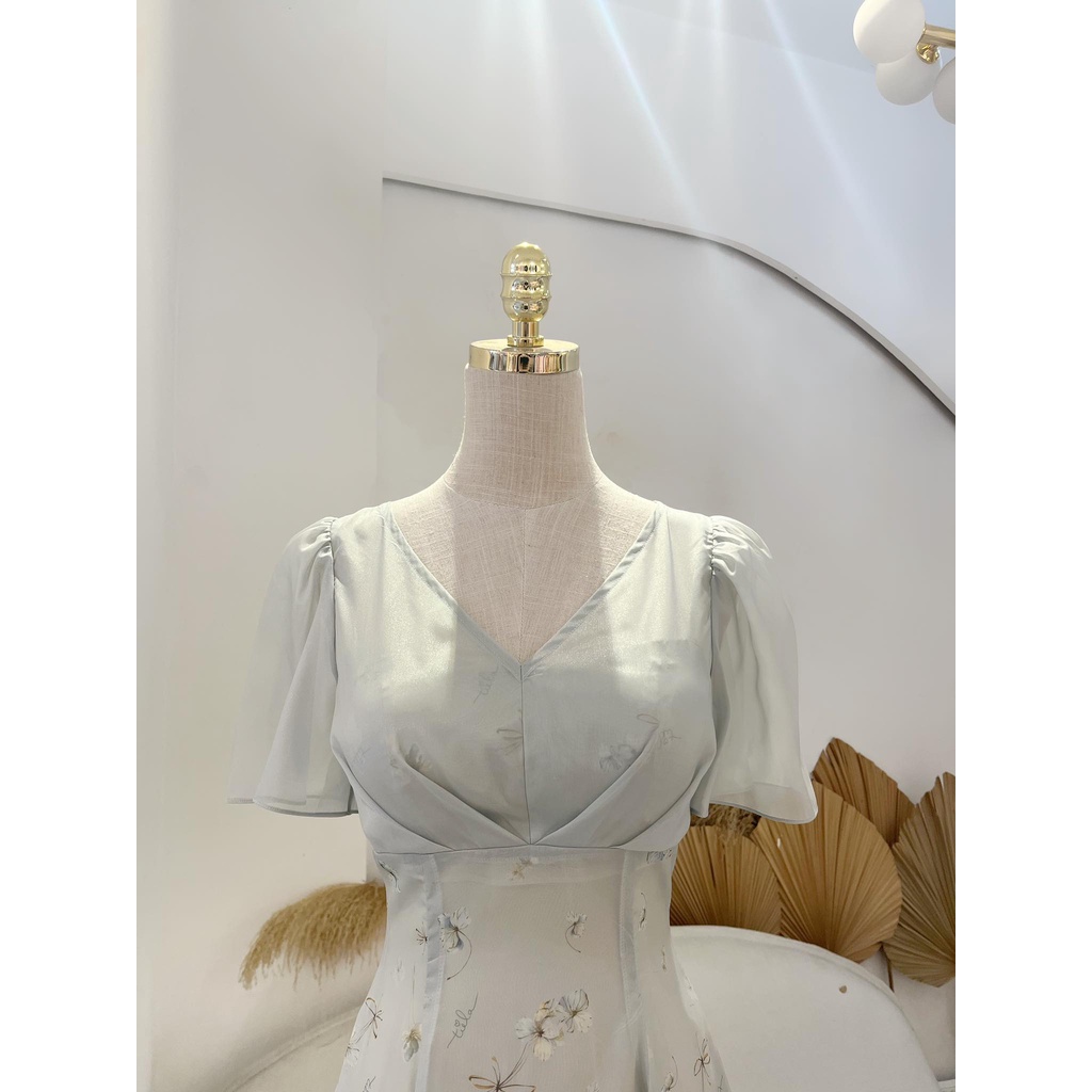 TIELA Đầm váy hoa cổ tim - Gemma Dress