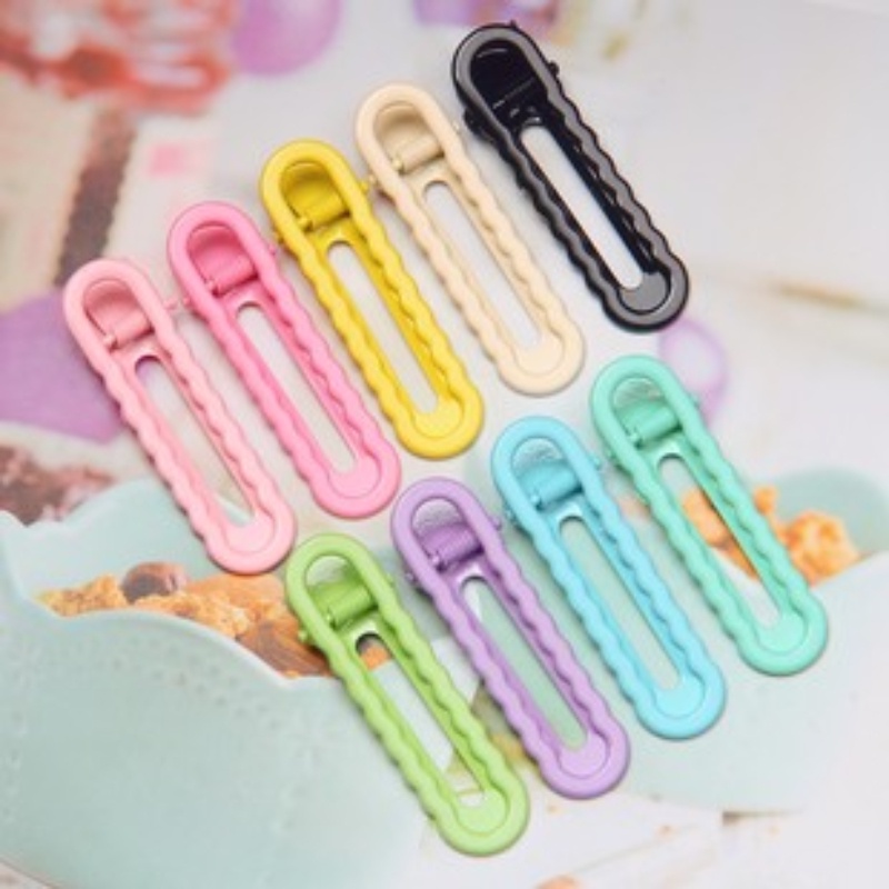 Thời Trang Kẹp Tóc Kim Loại Hình Chữ u Cao Cấp 6cm