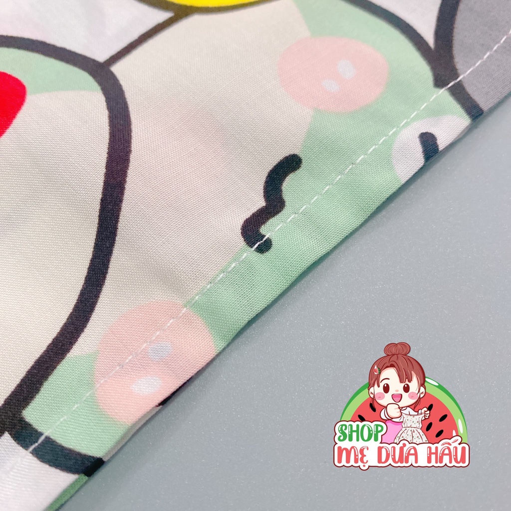 Bộ lanh/tole cộc tay quần đùi bé trai, bộ lanh ngắn bé trai 10-45kg shop mẹ dưa hấu