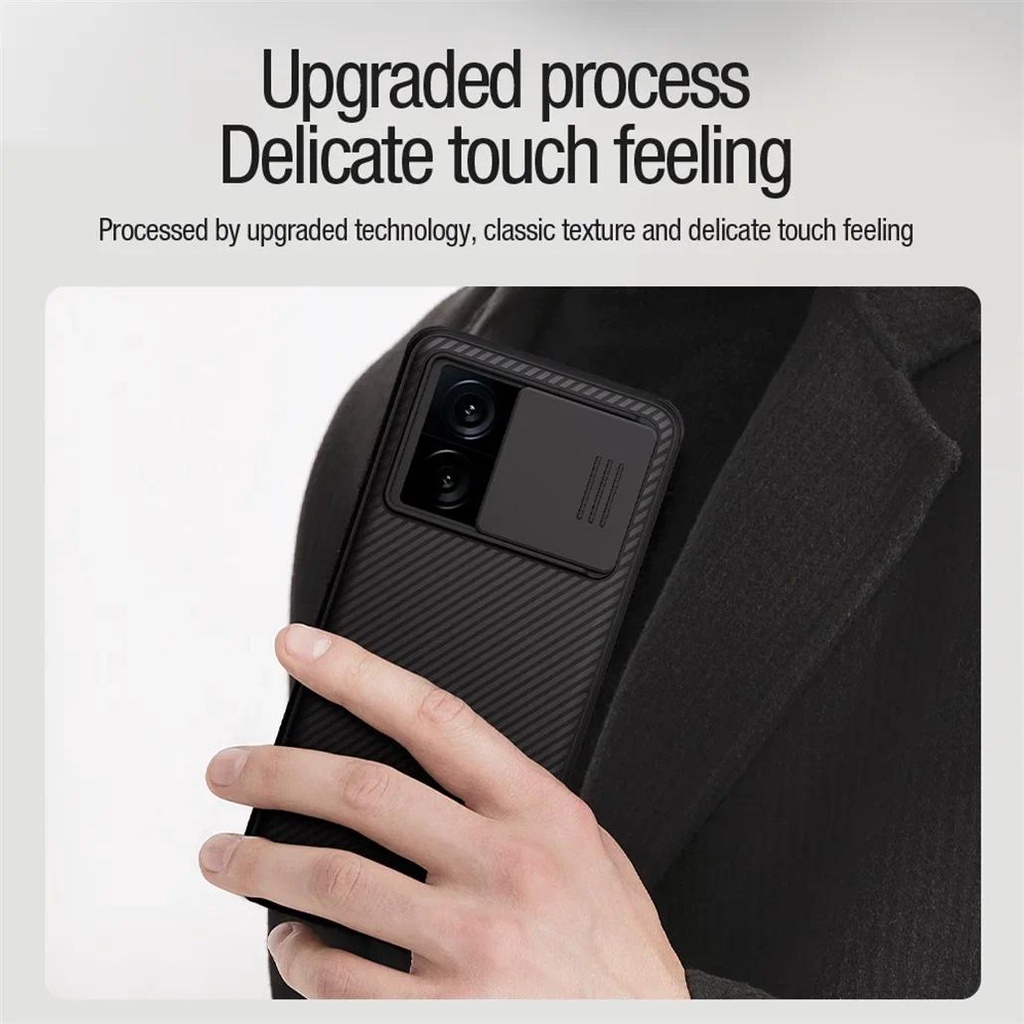 Ốp lưng Xiaomi 13T Pro NILLKIN CamShield Pro Lens bảo vệ nắp từ tính cho Redmi K60 Ultra