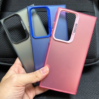 Sang Trọng Ốp Điện Thoại Mặt Nhám Chống Sốc Cho samsung s21 plus a52s note 20 ultra a13 a23 a51 a52 a53 s20 ultra s21 fe 5g