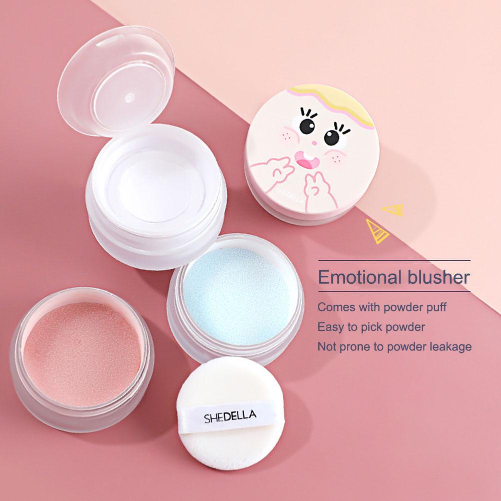 Phấn Má Hồng 5 Phong Cách Tự Nhiên Làm Sáng Da Màu Cam / Tím / Tím s0t4