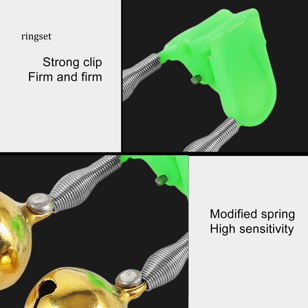 Chuông Báo Cá Cắn Câu Bằng Đồng Thau Có Lò Xo